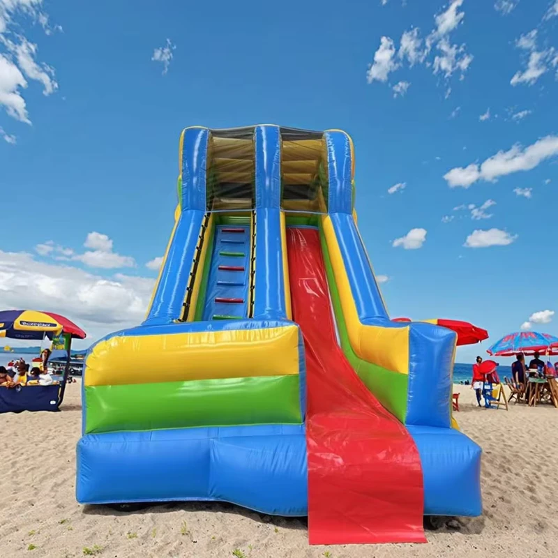 Blower Luxury Bouncing Modern Theme Park Large Outdoor PVC Bouncy Inflatable Castle Balloon with Slide