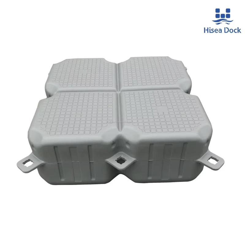 Blau-Graue Quadratische Quad HDPE Langlebige Schwimmende Ponton-Dock Modulare Ponton-Flöße für Marina-Nutzung