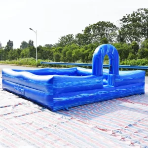 Kolam Pesta Busa untuk Dewasa dan Anak-anak Pit Busa Inflatable Biru