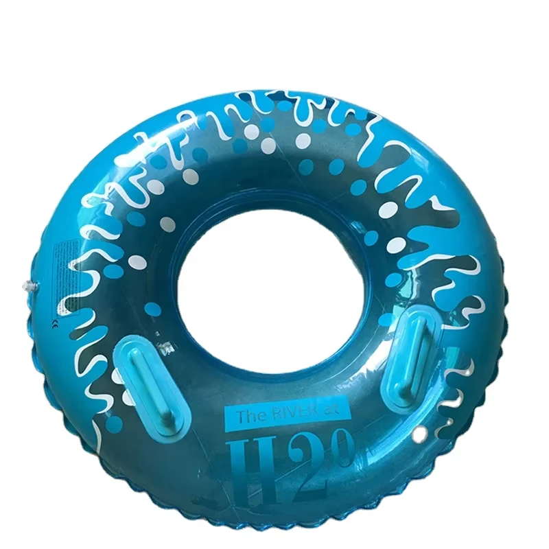 Tubo Gonfiabile per Fiume in PVC Blu Durevole con Maniglie