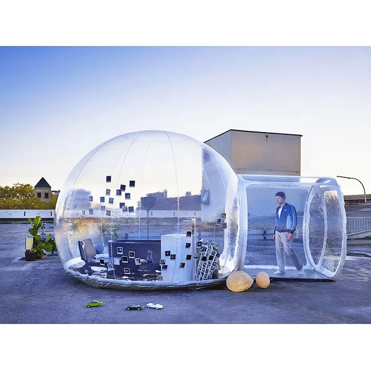 Blue Springs Inflatable Clear Hotel Tent Clear Inflatable Bubble Lodge Tent
