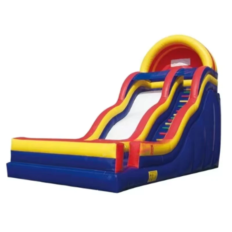 Blue and Red Inflatable Slides Inflatable Dry Slide for Sale