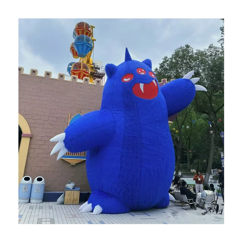 Disfraz Inflable de Ratón Azul para Adultos