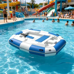 Boat Aluminum Air Deck Floor Portable Catamaran Dinghy Fishing Raft Inflatable Fishing Boat