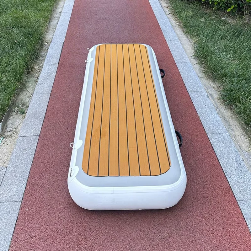 Boot Loop Opblaasbare Jacht Steiger Draagbaar Marine Loopbrug Drijvend Platform Loopbrug