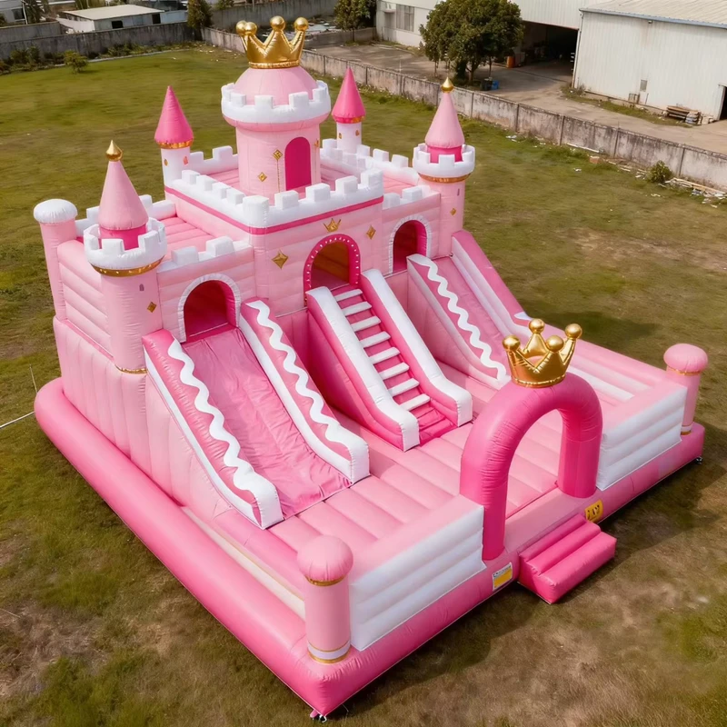 Bouncende Kinderen Speelgoed Groot Buiten Amusement Apparatuur Bounce House Opblaasbare Trampoline Kasteel voor Feesten