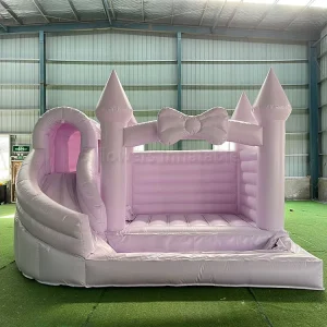 Bouncy Castle Inflatable Dmuchany Zamek Pastel Bounce House Slide for Children Playground