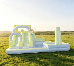 Bouncy Castle Jumping Inflatable Commercial Jumper Bouncer White Water Slide Combo Kids Mini Bounce House Party Rental