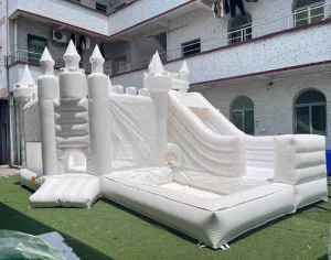 Bouncy Castle Jumping Inflatable Commercial Jumper Bouncer White Water Slide Combo Kids Mini Bounce House Party Rental