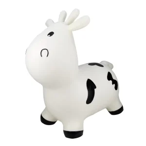 Bouncy Giraffe Hopper Inflatable Jumping Giraffe Bouncing Animal Toys Rubber Horse Thickened PVC Inflatable Jump Horses