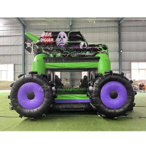 Bouncy House Inflatable Bouncer Monster Truck Bounce House Inflatable Jumping Castle for Kids