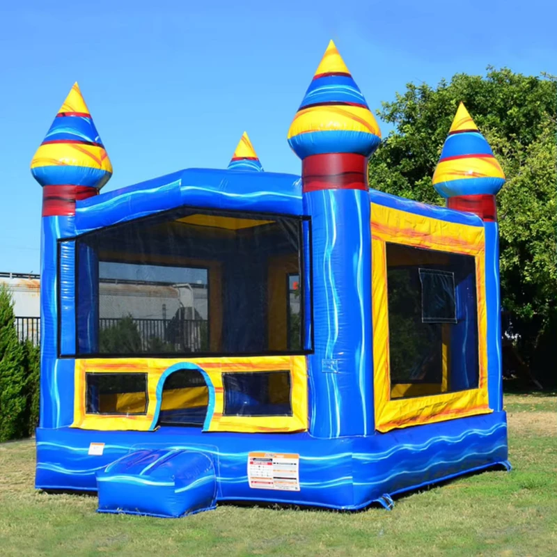 Castillo Inflable Saltarín Precio de Fábrica Colorido Comercial para Exterior Casa de Salto Inflable Castillo Saltarín Inflable