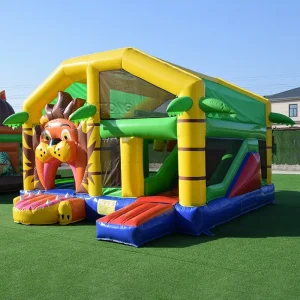 Bouncy Inflatable Castle Jungle Lion Bounce Jumping House Bouncer Jumping Castle for Kids
