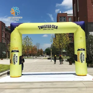 Arco Inflável Publicitário Personalizado Simples para Promoção de Marca para Linha de Chegada, Infláveis Personalizados