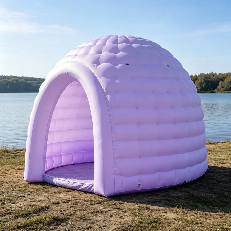Tenda Inflatable Outdoor Bernapas Tenda Udara Tahan Lama Inflatable untuk Perjalanan Camping