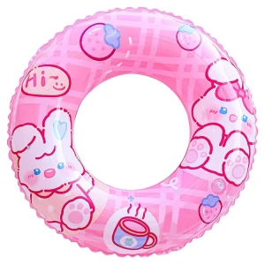 Bruin Roze Kleurrijke Donut Opblaasbare Zwemring voor Kinderen en Volwassenen
