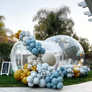 Bubble Hotel Glamping Inflatable Transparent Dome Tent Bouncy Castle Air Bubble House for Outdoor Camping Party