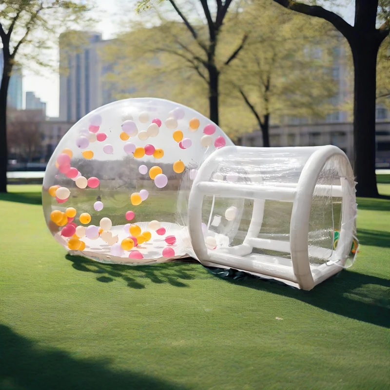 Надувной прозрачный шатёр Bubble House, большой, индивидуальный, коммерческий