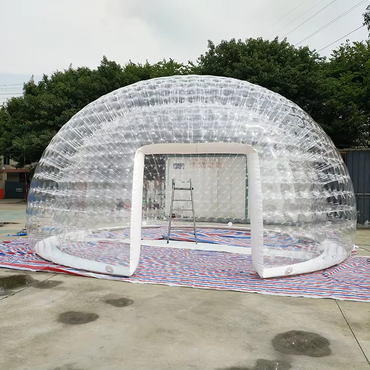 Bubble Party Inflatable Clear Dome Tent with LED Lights