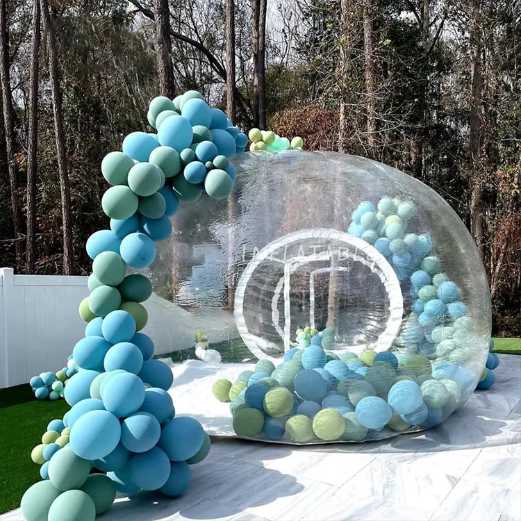 Balon Pesta Anak, Rumah Kesenangan, Tenda Gelembung Kristal Raksasa Inflatable Igloo
