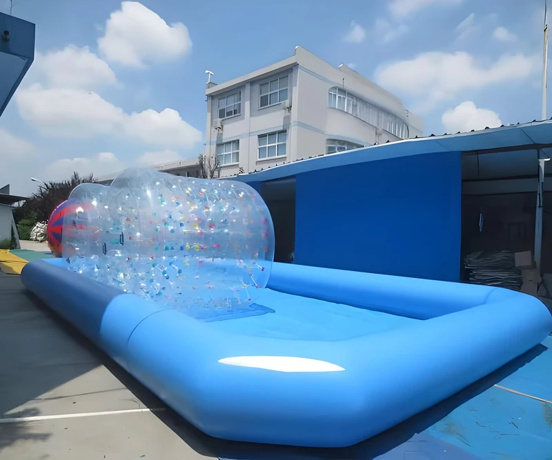 Kolam Air Tiup Besar Bubble Pool Permainan Air Tiup Kolam Renang Rumah Tangga Anak Dewasa