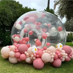 Bubble Tent Inflatable Bubble House Dome Tent Inflatable Bubble Tent with Tunnel for Party
