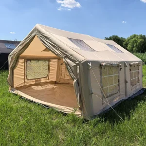 Bulk 18.16sqm Heavy Duty Inflatable Tent Luxury Glamping Resort Project Tent with 600D Oxford Fabric