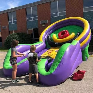 Bullseye Ball Opblaasbaar Spel Gooien Carnaval Spel Buiten Evenement Feest Zacht Speelgoed Bouncy Castle Draagbaar PVC