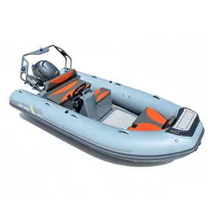 Customized Aluminum Hull Inflatable Rubber Boat CE Certified Suitable for Family Leisure Cruising and Fishing