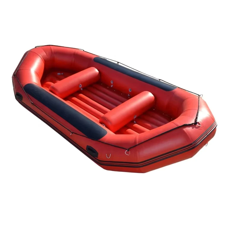 Bote inflável de rafting em rio branquíssimo de PVC de 1,2 mm e 4,3 m à venda