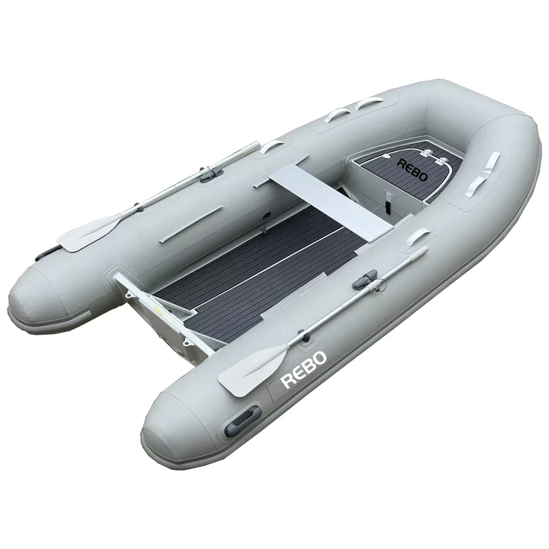 CE 11ft Small Aluminum Hull RIB Boat PVC Hypalon Inflatable Dinghy