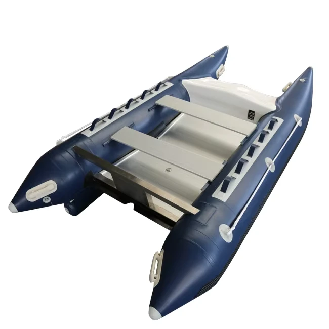 Velero inflable CE de 12.5' de Hypalon PVC, barco de velocidad de fibra de vidrio