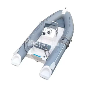 CE 14ft RIB 430 유리섬유 인플레이터블 보트 - 낚시 및 구조용