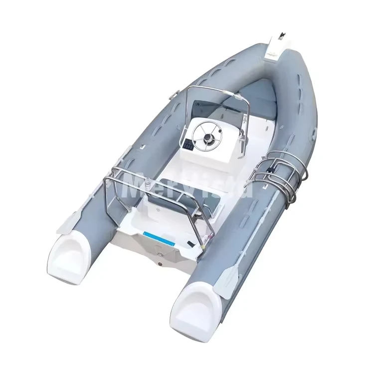 CE 14ft RIB 430 Fiberglass Inflatable Boat for Fishing and Rescue