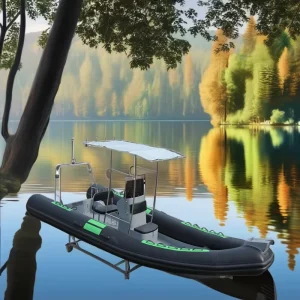 (CE) Barco inflable de 19 pies (5,8 m) Rib 580c con consola central