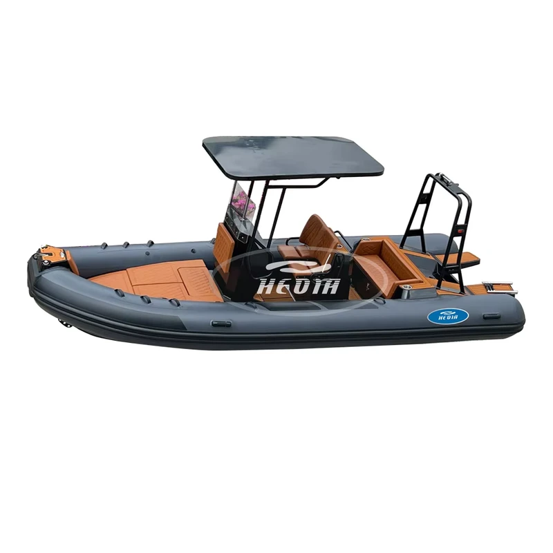 Bateau de patrouille de luxe gonflable de 20 pieds, 6 m, Rib 600, bateau gonflable Mantaray