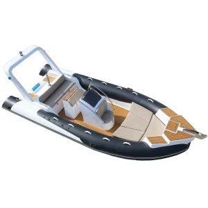 CE 20ft 6m Speed RIB600 Center Console Rigid Hull Fiberglass Fishing Rib Boat