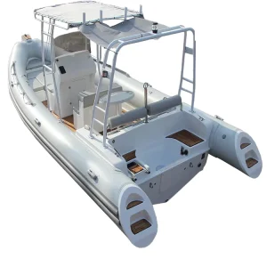 CE 25 ft inflatable rigid boat Rib 760B with outboard boat fiberglass hull