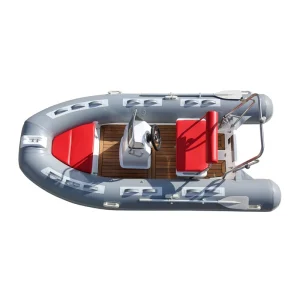 CE Certified Hypalon Fiberglass Rigid Inflatable Boat with Outboard Motor Lightweight PVC Material Bilge Keel Lake Sports Yacht