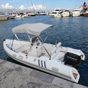 CE 4.8m RIB 480 Hypalon Motor Rigid Fiberglass Inflatable Boat