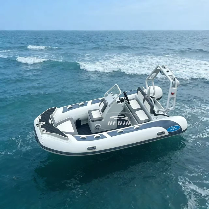 Barco Inflável Semi-rígido de Alumínio Rib 390 Orca Hypalon de Alta Velocidade com CE e Capacidade de 6