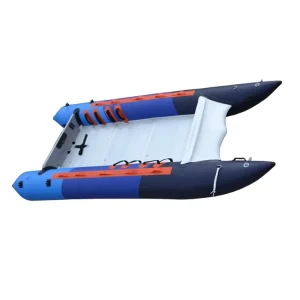 CE aluminium vloer luxe opblaasbare catamaran te koop