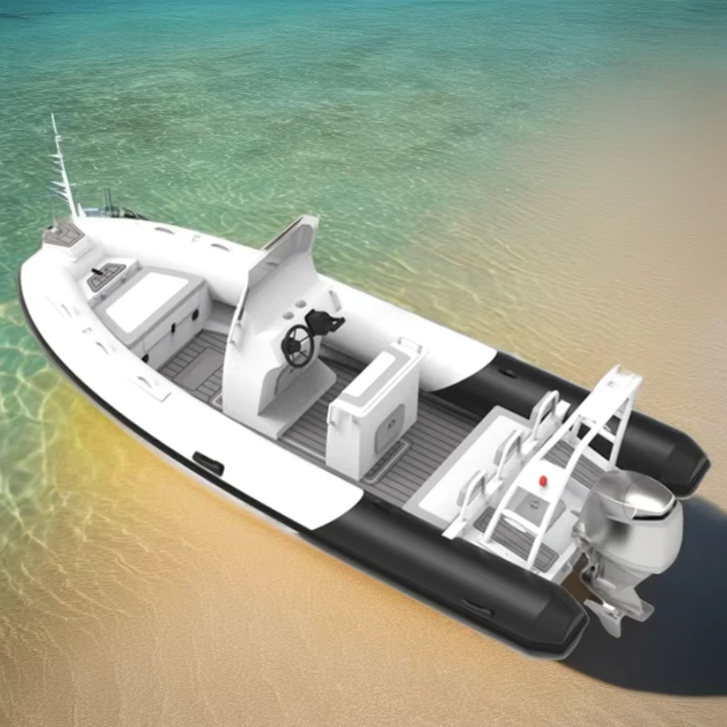 Barca RIB con motore, tubo gonfiabile in PVC Orca Hypalon da 20 piedi, 18 piedi, 560, con certificazione CE