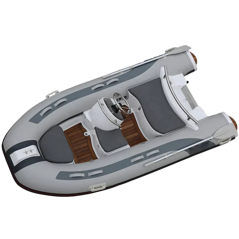 CE-zertifiziertes 3,6m Rib360 Hochgeschwindigkeits-Glasfaser aufblasbares Boot Tender Dinghy für Angeln und Treiben auf dem See PVC- & Hypalon-Material