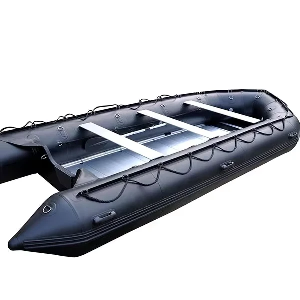Thuyền câu bơm hơi 4m 5m 6m, chất liệu Hypalon PVC, thuyền chèo cho hoạt động ngoài trời, có sẵn
