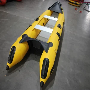 CE Certified Outdoor Inflatable Kayak and Fishing Boat Combo Set for Rowing Drifting for Fishing Adventures