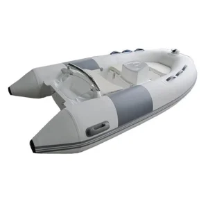 CE Gecertificeerde Ribboot Kleine Jacht Vissen Jacht met Buitenboordmotor Stijve Romp Fiberglas Opblaasbare Boot