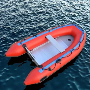 CE-gecertificeerde Kleine Opblaasbare Vissersboot PVC Rubber Dinghy met Stabiliteit voor Drijven & Roeien Buitenactiviteit