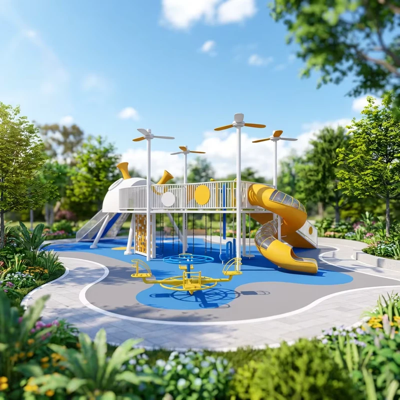 CE認証済みステンレススチール水公園遊具 子供用