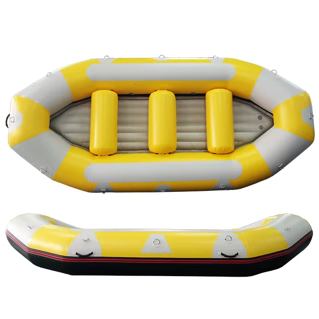 Bote Inflável de Rafting em PVC de Alta Qualidade para Água Branca de 14 pés